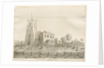 Alrewas Church: aquatint engraving, nd [?1848] by Francis Jukes