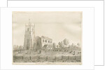 Alrewas Church: aquatint engraving, nd [?1848] by Francis Jukes