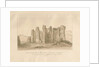 Alton Castle: sepia drawing, 1837 by John Buckler