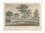 Alton Church: sepia drawing, 1841 by John Chessell Buckler
