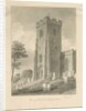 Alton Church - Tower: sepia drawing, 1841 by John Chessell Buckler