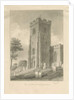 Alton Church - Tower: sepia drawing, 1841 by John Chessell Buckler