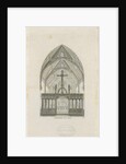 Alton - Interior of St. John's Convent School: engraving by Augustus Welby Northmore Pugin
