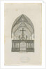 Alton - Interior of St. John's Convent School: engraving by Augustus Welby Northmore Pugin