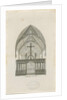 Alton - Interior of St. John's Convent School: engraving by Augustus Welby Northmore Pugin