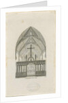 Alton - Interior of St. John's Convent School: engraving by Augustus Welby Northmore Pugin