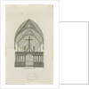 Alton - Interior of St. John's Convent School: engraving by Augustus Welby Northmore Pugin