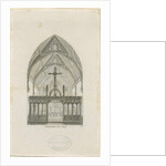 Alton - Interior of St. John's Convent School: engraving by Augustus Welby Northmore Pugin