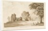 Arley Church: sepia drawing , 1837 by Thomas Peploe Wood