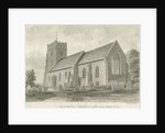 Armitage Church: sepia drawing, 1844 by John Buckler