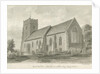 Armitage Church: sepia drawing, 1844 by John Buckler