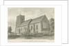 Armitage Church: sepia drawing, 1844 by John Buckler