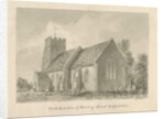 Armitage Church: sepia drawing, 1823 by John Buckler