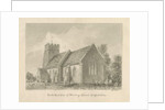 Armitage Church: sepia drawing, 1823 by John Buckler