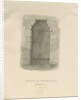 Armitage Church - North Doorway: sepia drawing, 1820 by John Chessell Buckler