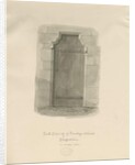 Armitage Church - North Doorway: sepia drawing, 1820 by John Chessell Buckler
