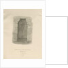 Armitage Church - North Doorway: sepia drawing, 1820 by John Chessell Buckler