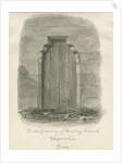 Armitage Church - North Doorway: sepia drawing , 1844 by John Buckler