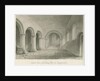 Interior of Armitage Church: sepia drawing, 6 Jul 1844 by John Buckler