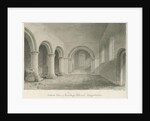 Interior of Armitage Church: sepia drawing, 6 Jul 1844 by John Buckler