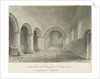 Interior of Armitage Church: sepia drawing, 6 Jul 1844 by John Buckler