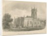 Ashley Church: sepia drawing, 1843 by John Buckler