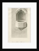 Font in Ashley Church by John Buckler