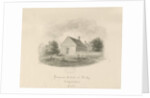 Audley Grammar School: sepia drawing, 1840 by John Buckler