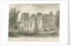 Barlaston Church: sepia drawing, 1844 by John Buckler