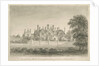 Barton under Needwood - 'Barton Hall' : sepia drawing, 1839 by John Buckler