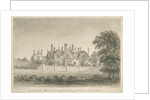 Barton under Needwood - 'Barton Hall' : sepia drawing, 1839 by John Buckler