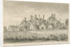 Barton under Needwood - 'Barton Hall' : sepia drawing, 1839 by John Buckler