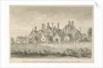Barton under Needwood - 'Barton Hall' : sepia drawing, 1839 by John Buckler