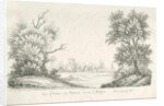 Barton under Needwood Village: pen and ink drawing, 1836 by John Robert Fernyhough