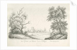Barton under Needwood Village: pen and ink drawing, 1836 by John Robert Fernyhough