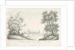 Barton under Needwood Village: pen and ink drawing, 1836 by John Robert Fernyhough