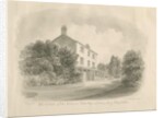 Baswich Village - house of John Stevenson Salt, Esq. : sepia drawing, 1842 by John Buckler