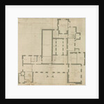 Interior of Beaudesert Hall and Park: pen drawing, 1771 by School English