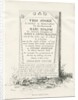 Betley - Memorial Stone by Thomas Peploe Wood