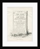 Betley - Memorial Stone by Thomas Peploe Wood