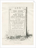 Betley - Memorial Stone by Thomas Peploe Wood