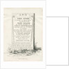 Betley - Memorial Stone by Thomas Peploe Wood