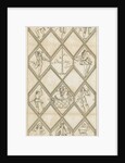Betley Glass Window - Morris Dancers: engraving, nd [?18th cent] by I Jones