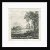 Eccleshall - Biana Hall: pen and ink drawing, nd [c 1830] by School English