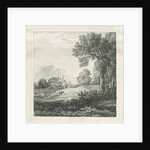 Eccleshall - Biana Hall: pen and ink drawing, nd [c 1830] by School English