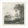 Eccleshall - Biana Hall: pen and ink drawing, nd [c 1830] by School English