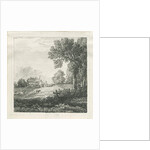 Eccleshall - Biana Hall: pen and ink drawing, nd [c 1830] by School English