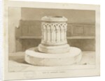 Font at Biddulph Church by Thomas Peploe Wood