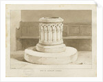 Font at Biddulph Church by Thomas Peploe Wood