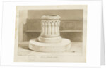 Font at Biddulph Church by Thomas Peploe Wood